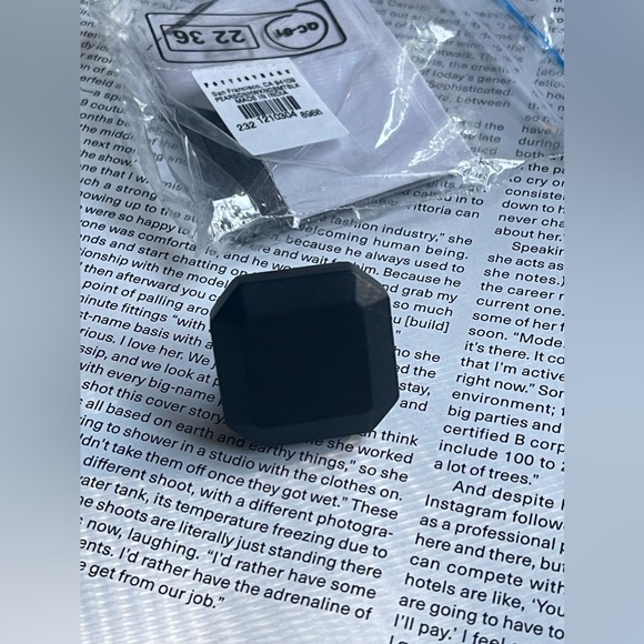 New Pottery Barn Pearson 1 1/4” Cabinet Knob In Matte Black - 24 Knobs - Picture 2 of 8